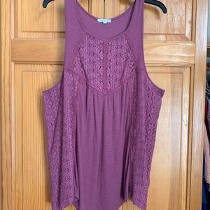 Maurice’s purple lace tank